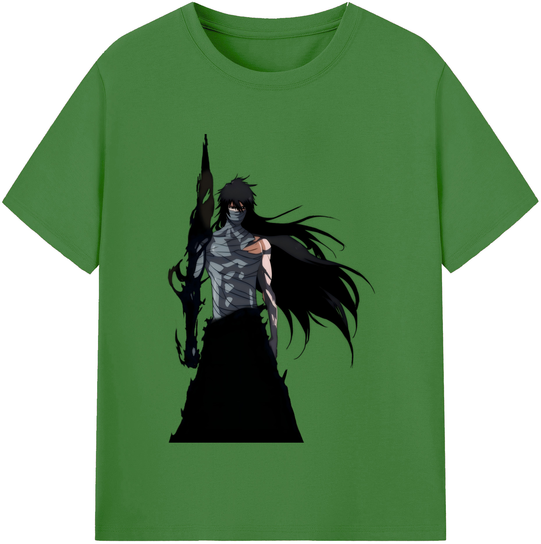 （画像用） ブリーチ 黒崎一護（くろさき いちご）BLEACH Kurosaki Ichigo レディースカジュアルプリントTシャツ（綿100％）